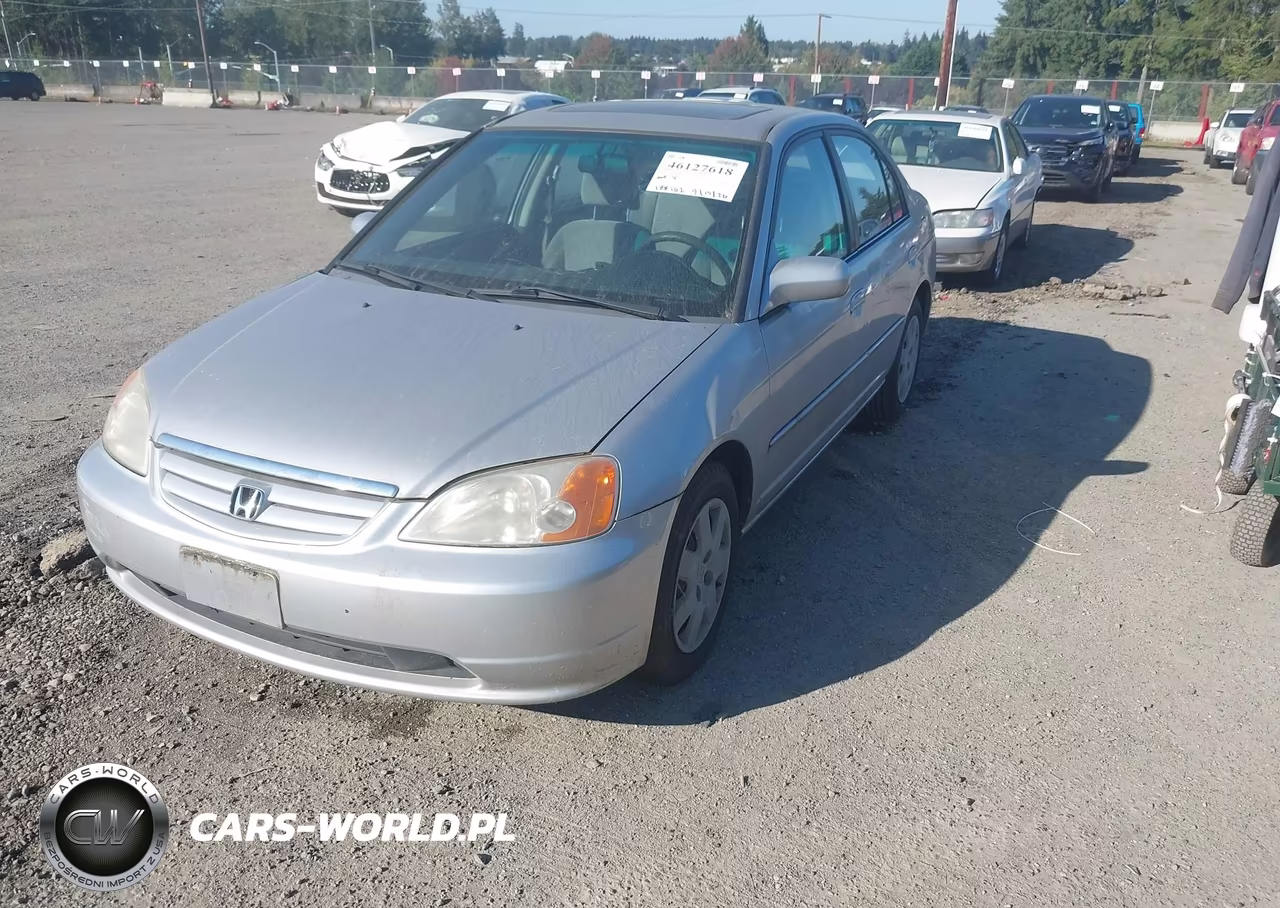 2002 Honda Civic Ex VIN:JHMES26772S003841 - 2