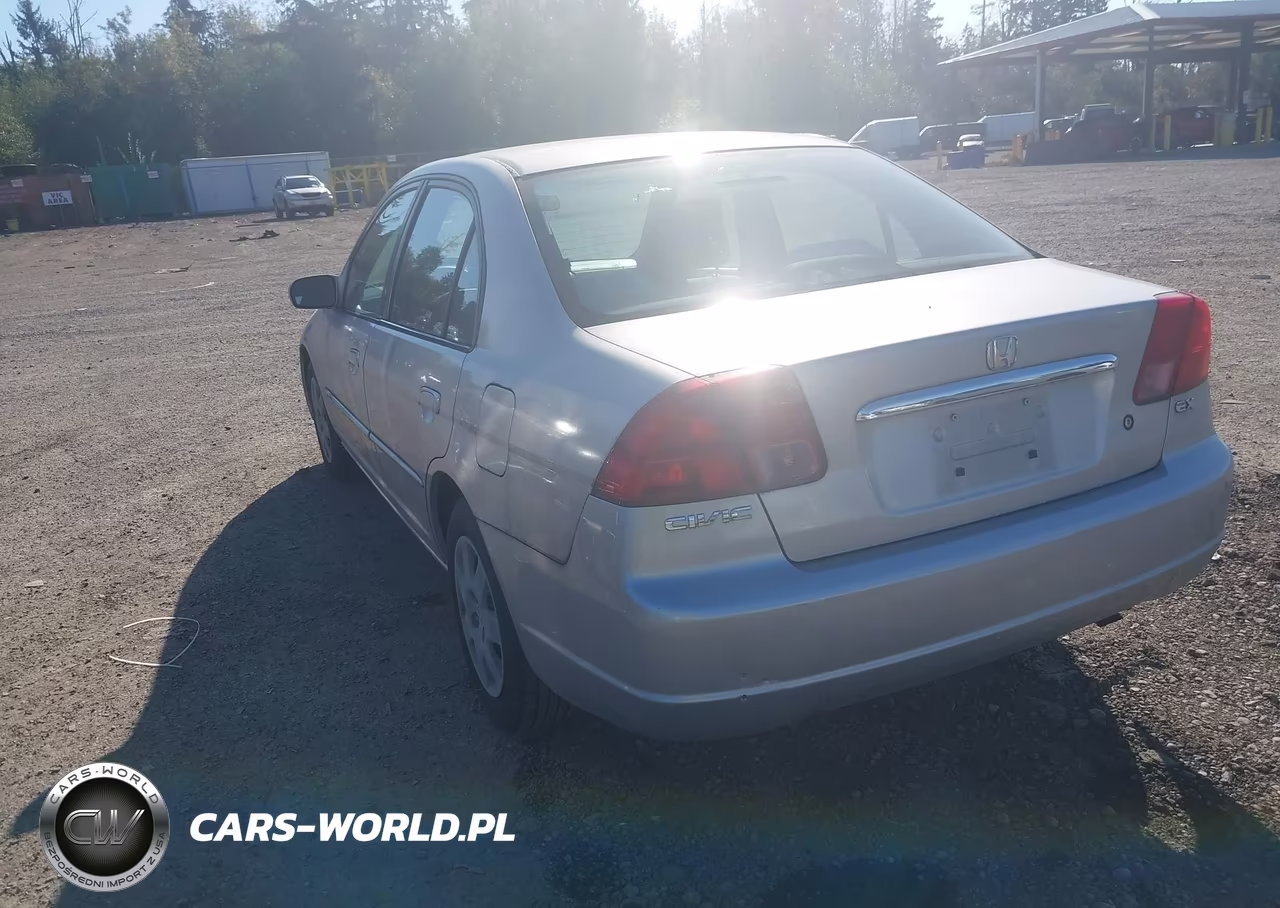 2002 Honda Civic Ex VIN:JHMES26772S003841 - 3