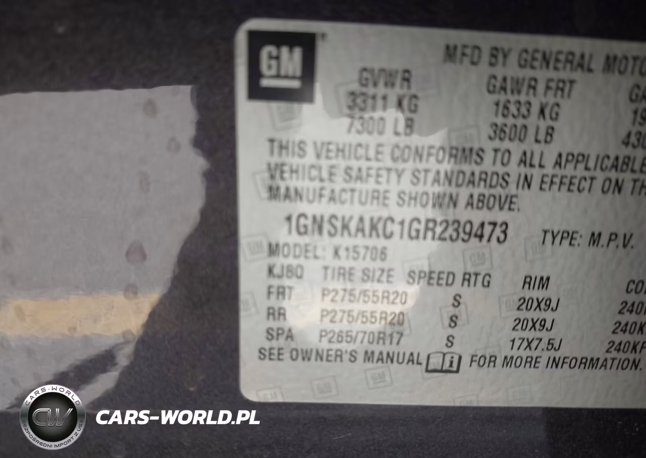 2016 Chevrolet Tahoe Ls VIN:1GNSKAKC1GR239473 - 9