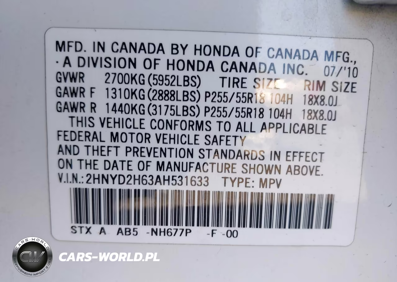 2010 Acura Mdx Technology Package VIN:2HNYD2H63AH531633 - 9