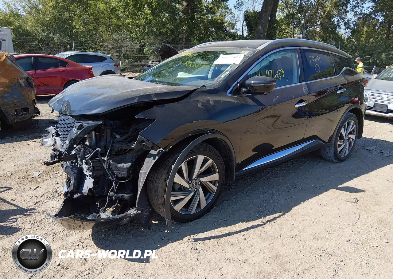 2021 Nissan Murano Sl Intelligent Awd VIN:5N1AZ2CS6MC134191 - 2