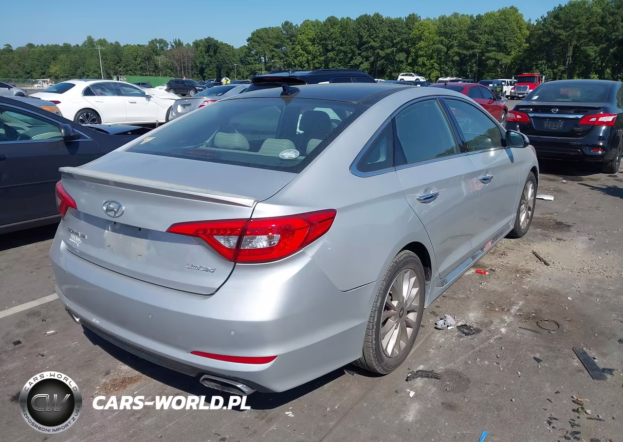 2015 Hyundai Sonata Limited VIN:5NPE34AF3FH034436 - 4