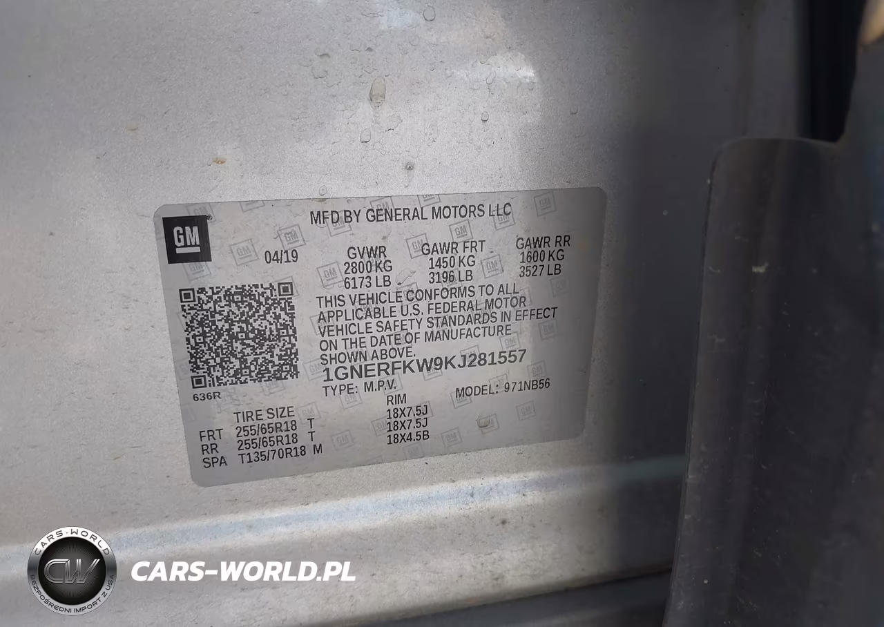 2019 Chevrolet Traverse Ls VIN:1GNERFKW9KJ281557 - 9