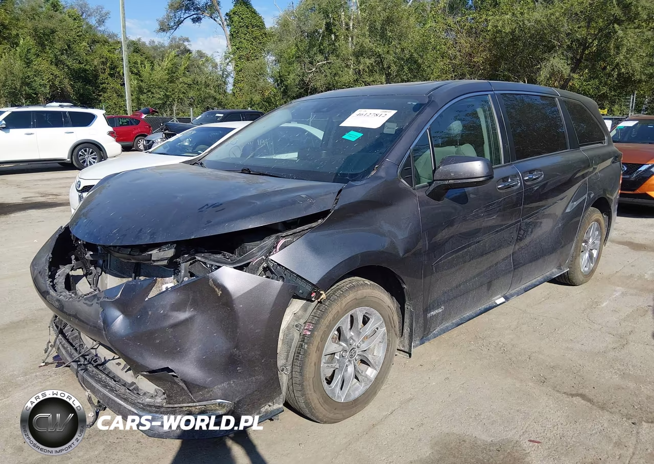 2021 Toyota Sienna Xle VIN:5TDYRKEC1MS043322 - 2