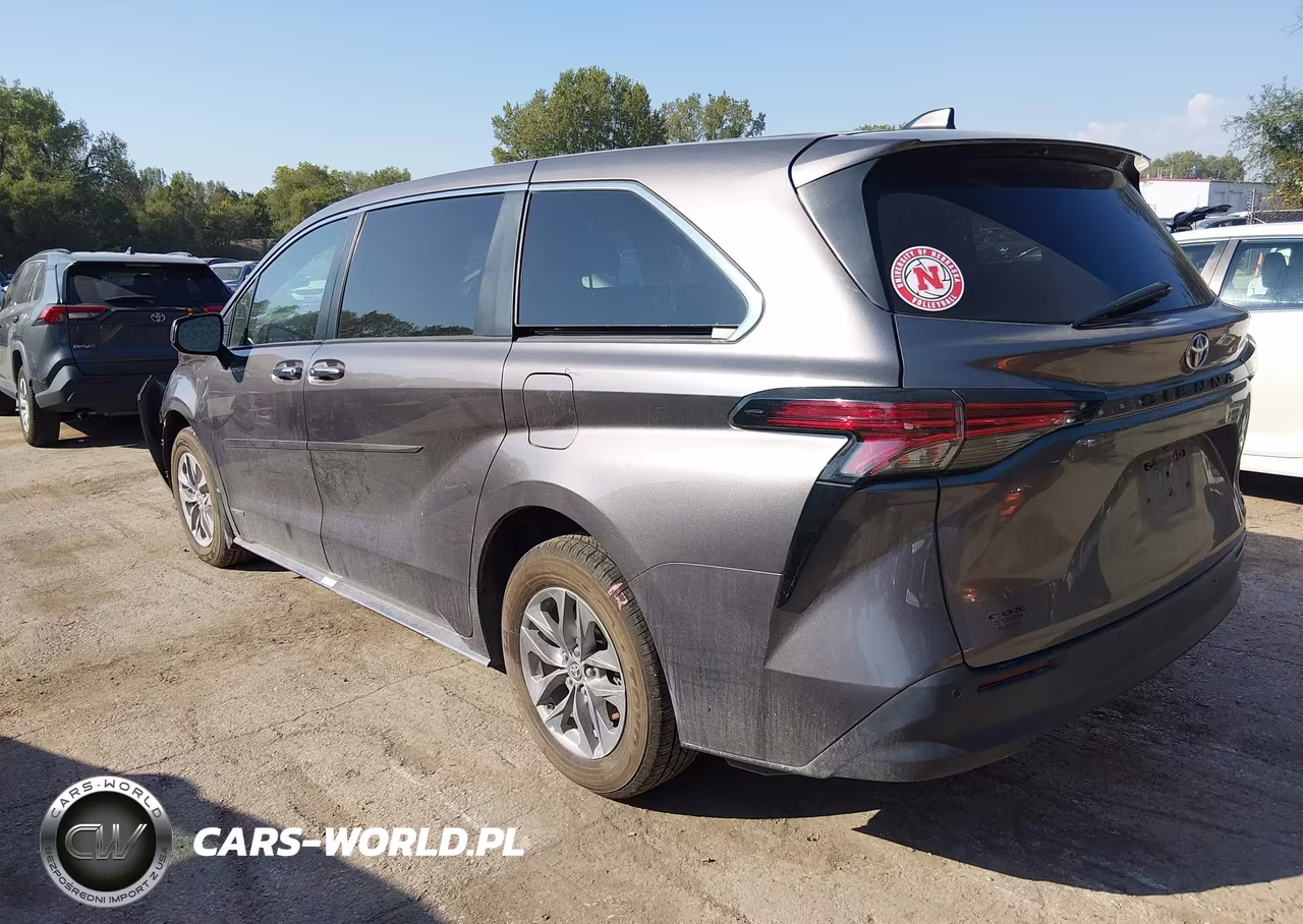 2021 Toyota Sienna Xle VIN:5TDYRKEC1MS043322 - 3