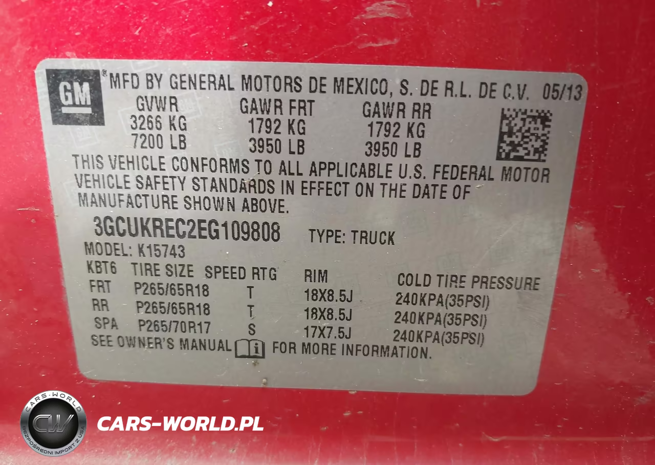 2014 Chevrolet Silverado 1500 1Lt VIN:3GCUKREC2EG109808 - 9