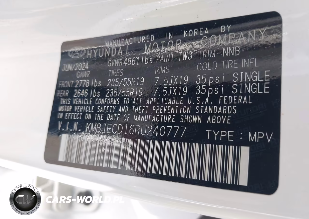 2024 Hyundai Tucson Hybrid Limited VIN:KM8JECD16RU240777 - 9