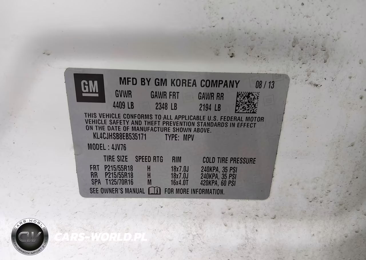 2014 Buick Encore Premium VIN:KL4CJHSB8EB535171 - 9