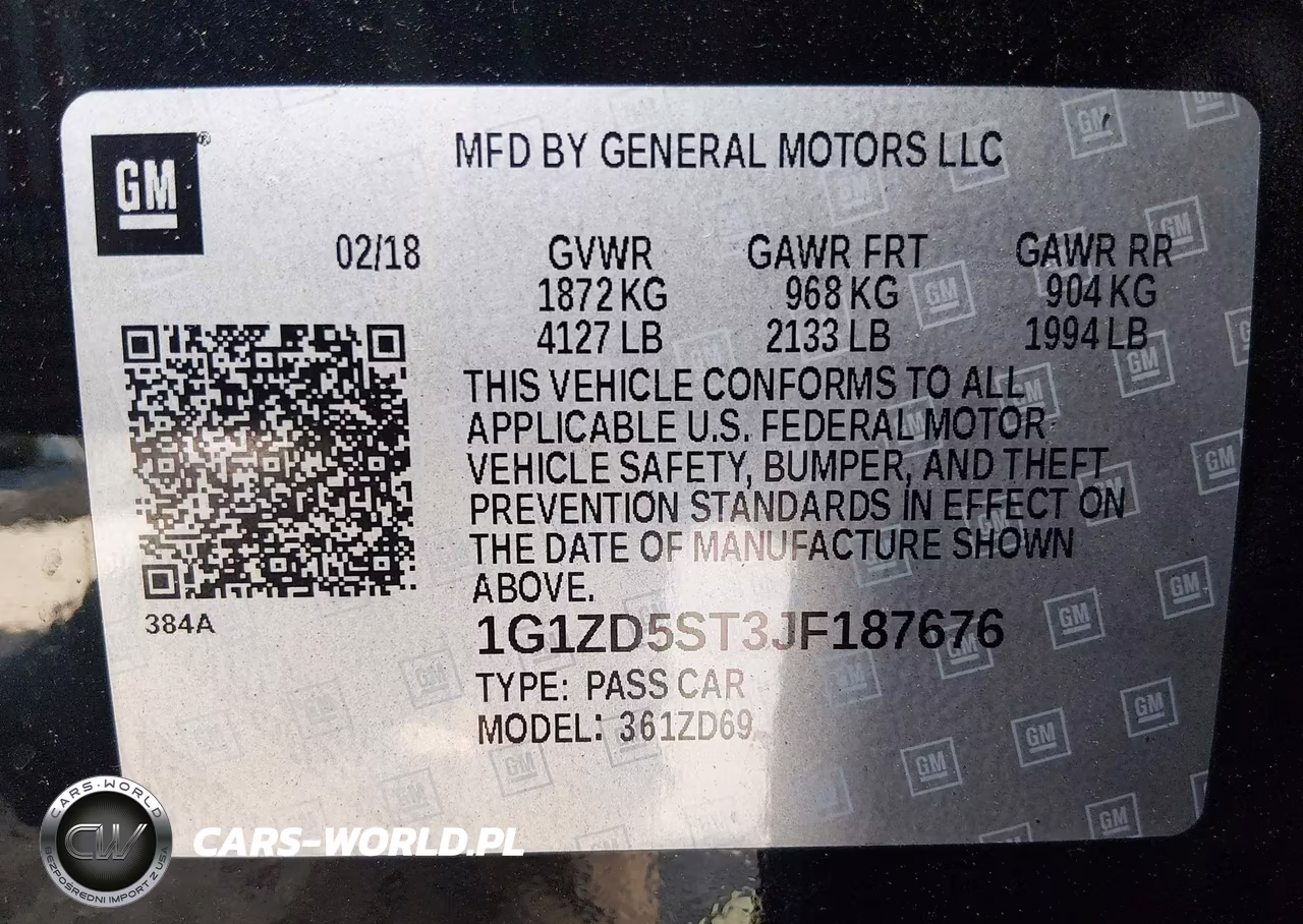 2018 Chevrolet Malibu Lt VIN:1G1ZD5ST3JF187676 - 9