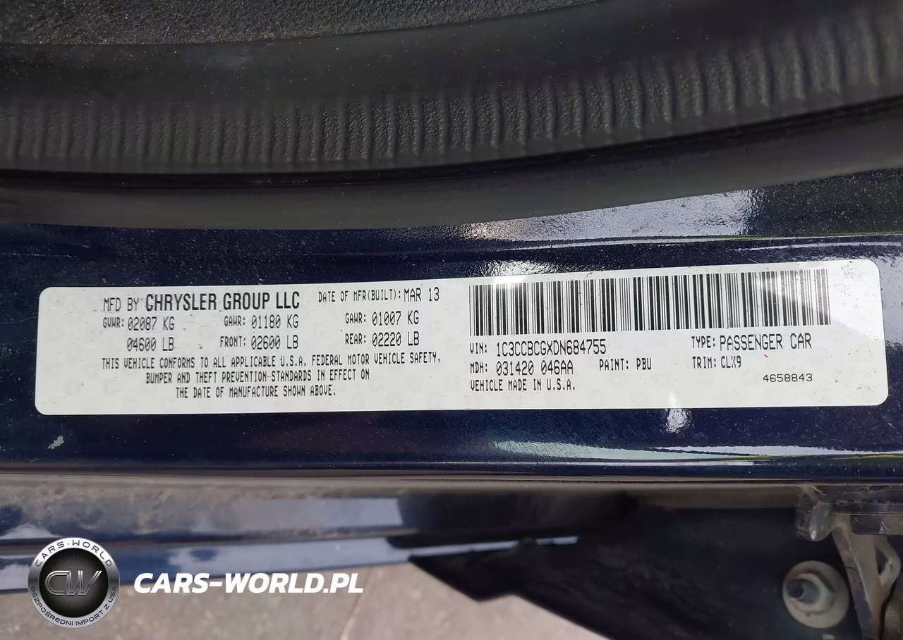 2013 Chrysler 200 Limited VIN:1C3CCBCGXDN684755 - 9
