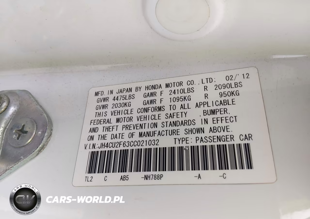 2012 Acura Tsx 2.4 VIN:JH4CU2F63CC021032 - 9