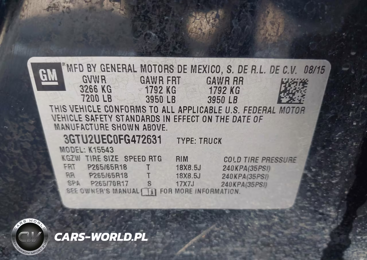 2015 GMC Sierra 1500 Sle VIN:3GTU2UEC0FG472631 - 9