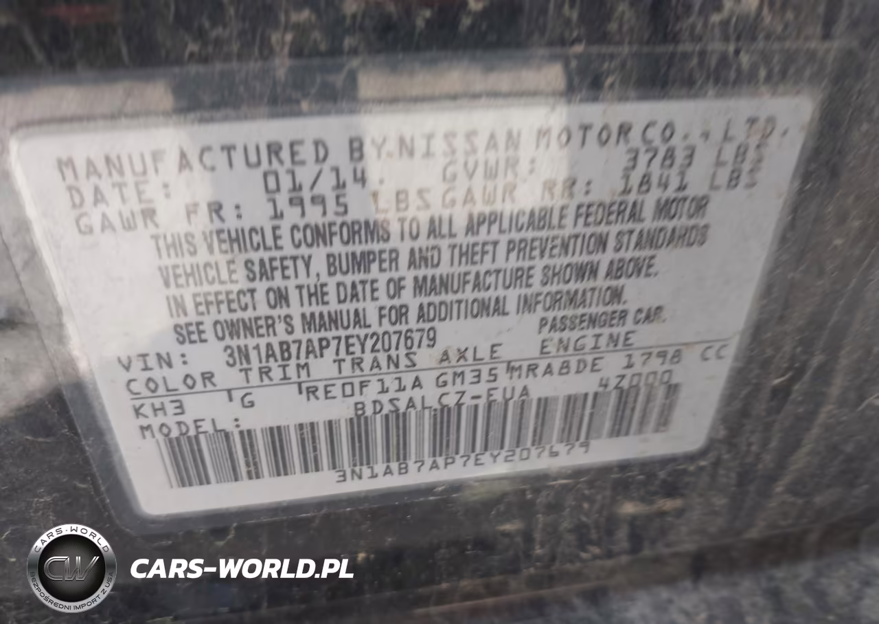 2014 Nissan Sentra S VIN:3N1AB7AP7EY207679 - 9