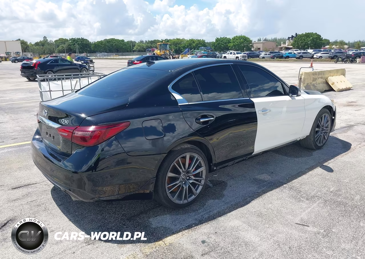 2018 Infiniti Q50 3.0T Luxe VIN:JN1EV7AR1JM443784 - 4