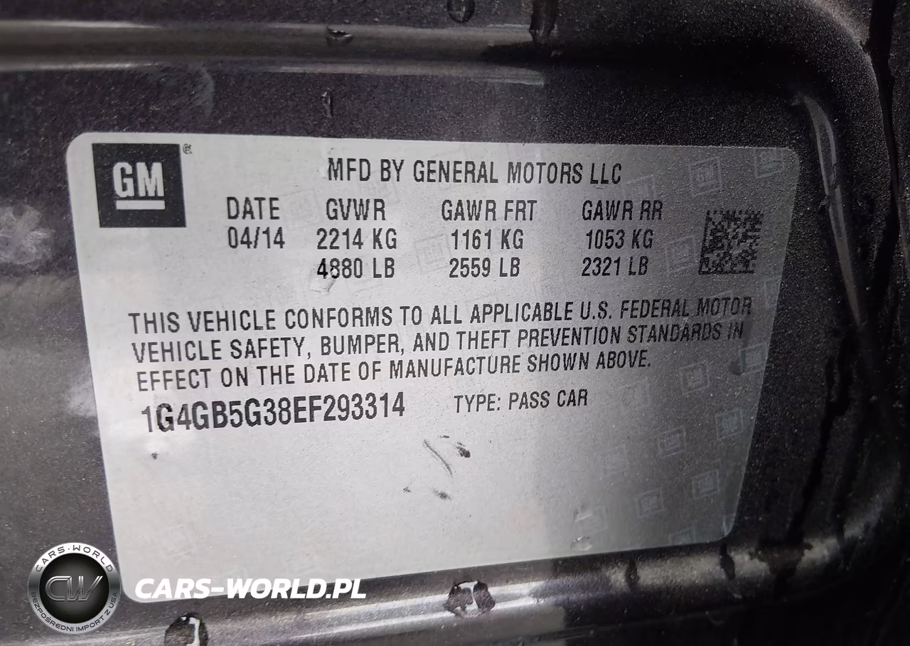 2014 Buick Lacrosse VIN:1G4GB5G38EF293314 - 9