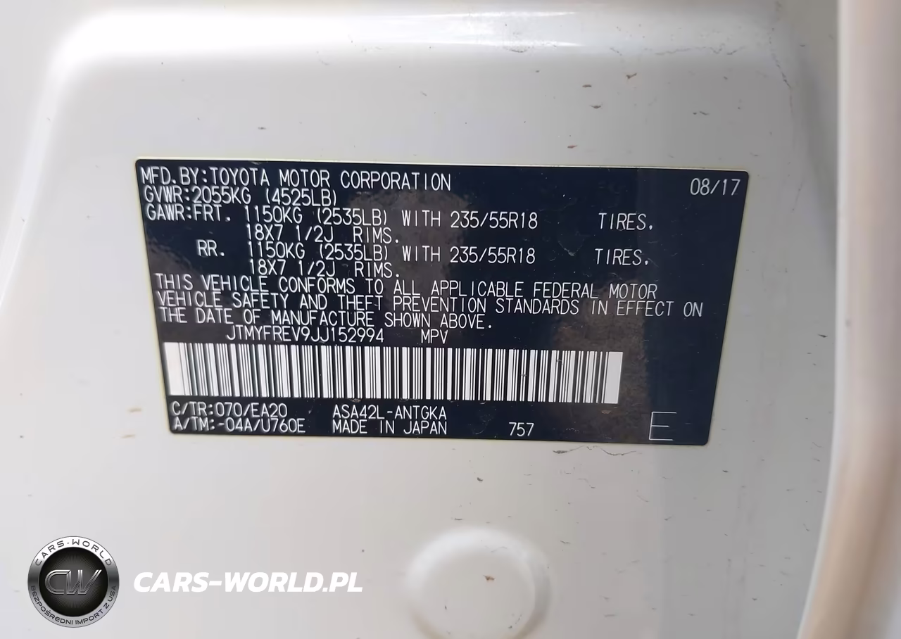 2018 Toyota Rav4 Limited-Platinum VIN:JTMYFREV9JJ152994 - 9