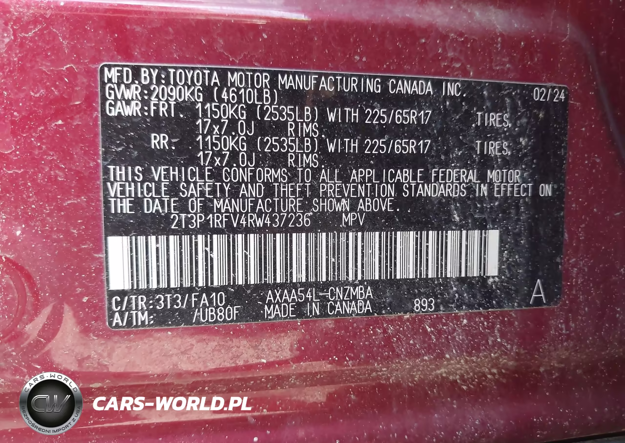 2024 Toyota Rav4 Xle VIN:2T3P1RFV4RW437236 - 9