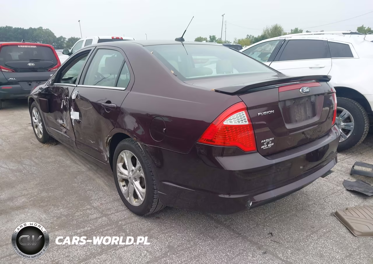 2012 Ford Fusion Se VIN:3FAHP0HA4CR375881 - 3