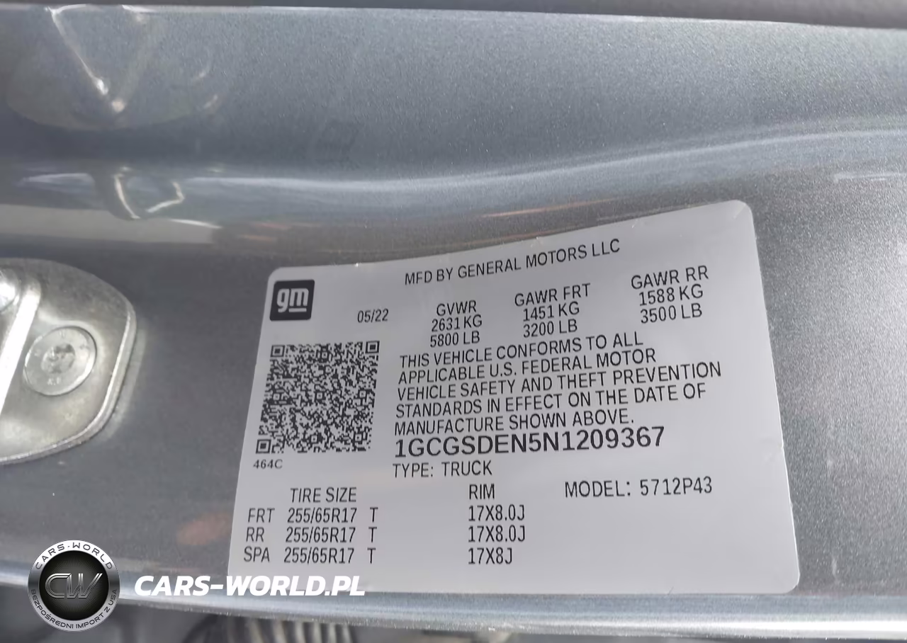 2022 Chevrolet Colorado 2Wd Short Box Z71 VIN:1GCGSDEN5N1209367 - 9