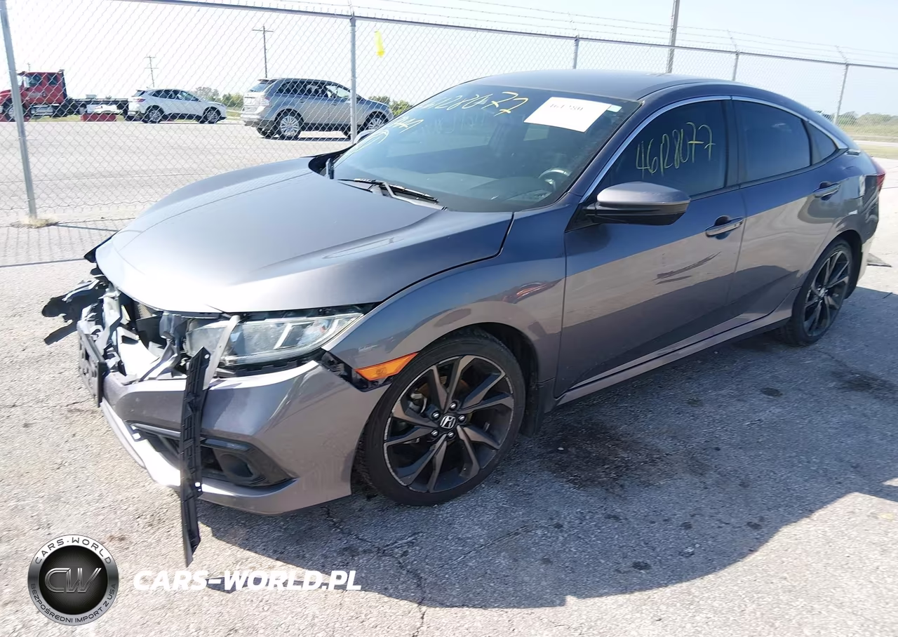 2020 Honda Civic Sport VIN:19XFC2F8XLE008631 - 2