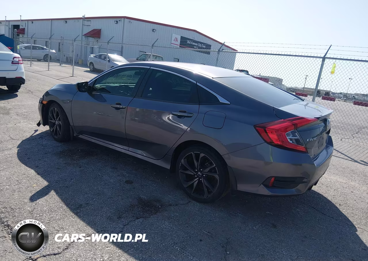 2020 Honda Civic Sport VIN:19XFC2F8XLE008631 - 3