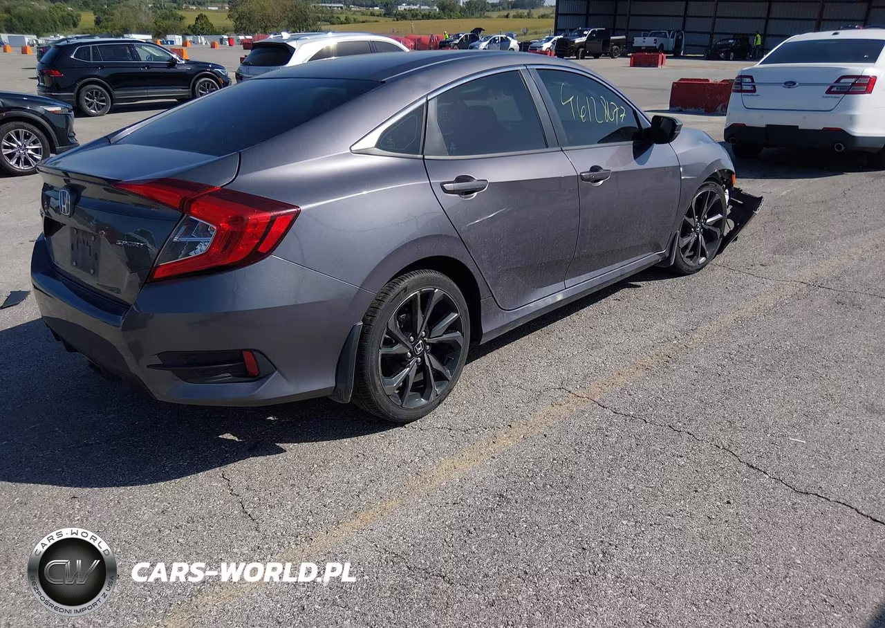 2020 Honda Civic Sport VIN:19XFC2F8XLE008631 - 4