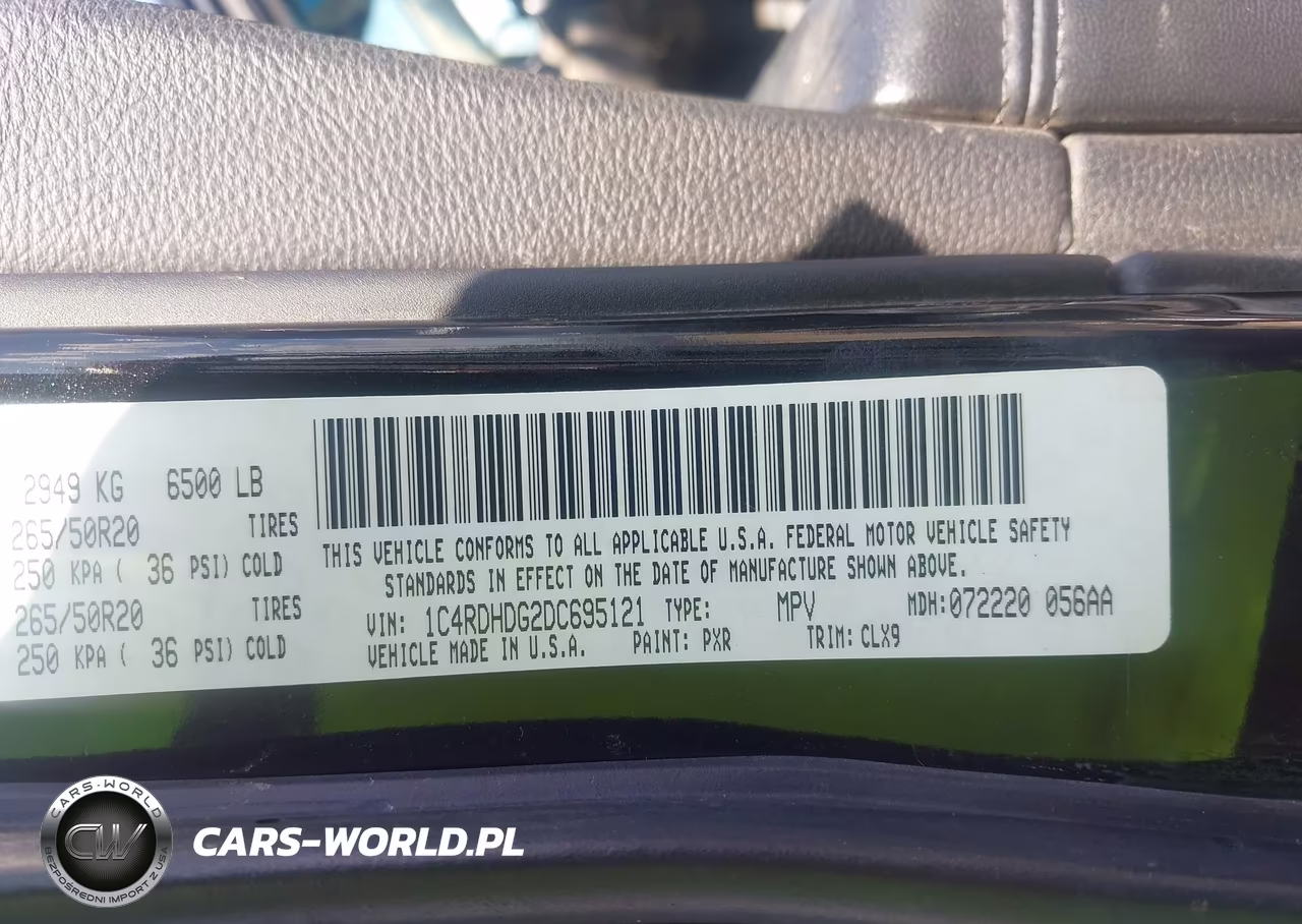 2013 Dodge Durango Crew VIN:1C4RDHDG2DC695121 - 9