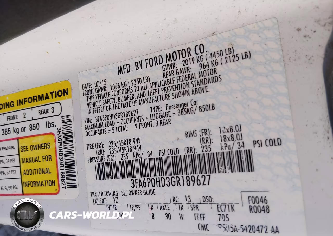 2016 Ford Fusion Se VIN:3FA6P0HD3GR189627 - 9