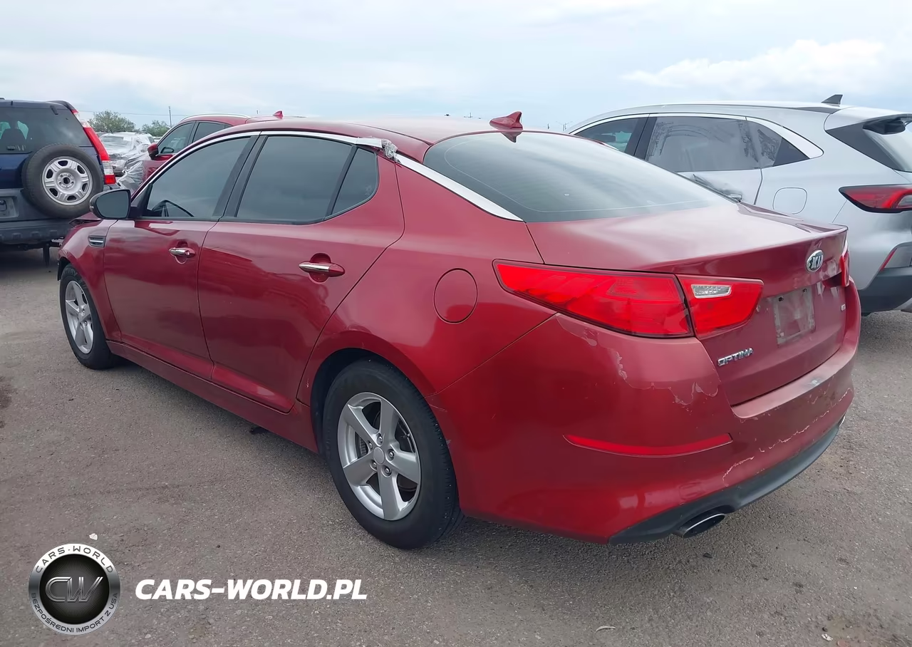 2014 Kia Optima Lx VIN:5XXGM4A77EG299823 - 3