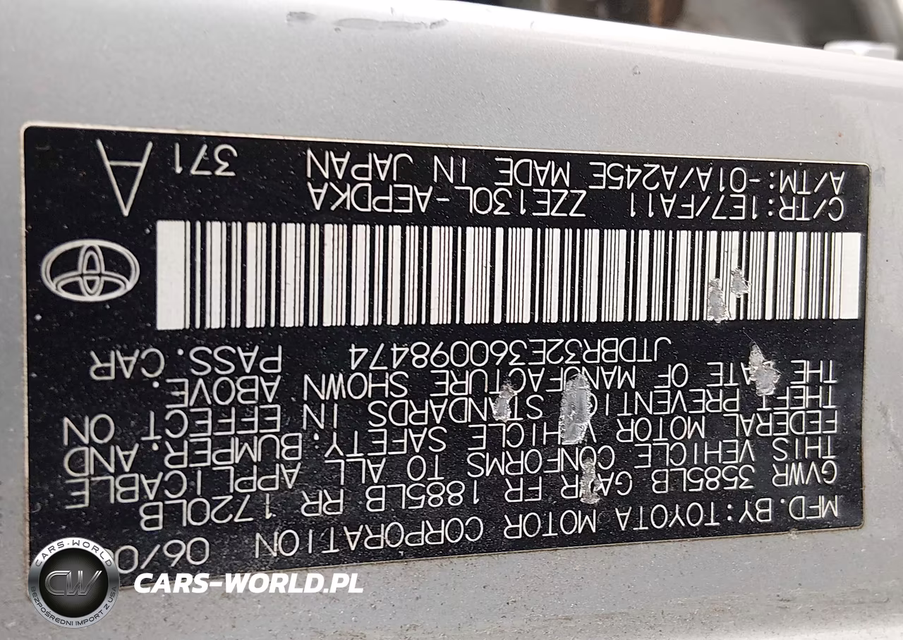 2006 Toyota Corolla Ce VIN:JTDBR32E360098474 - 9
