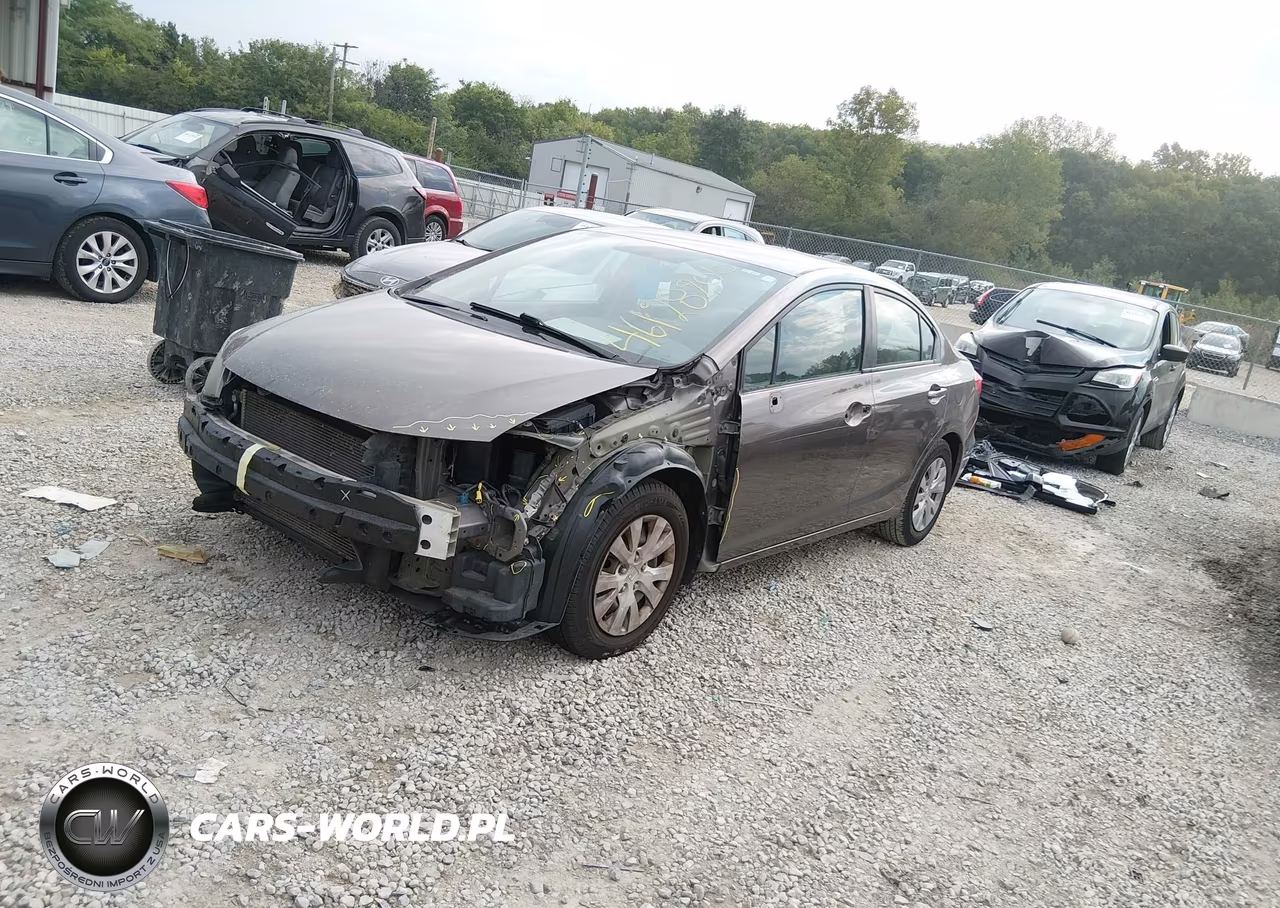 2012 Honda Civic Lx VIN:19XFB2F56CE053672 - 2