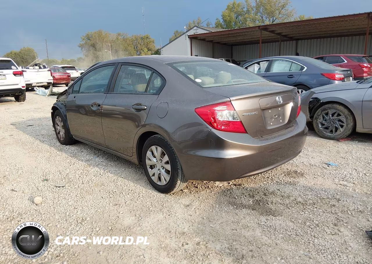 2012 Honda Civic Lx VIN:19XFB2F56CE053672 - 3