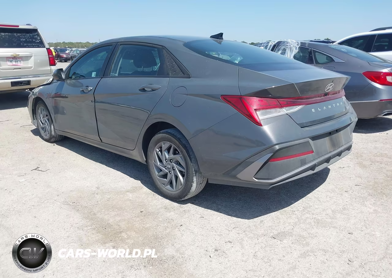 2024 Hyundai Elantra Hybrid Blue VIN:KMHLM4DJ6RU109527 - 3