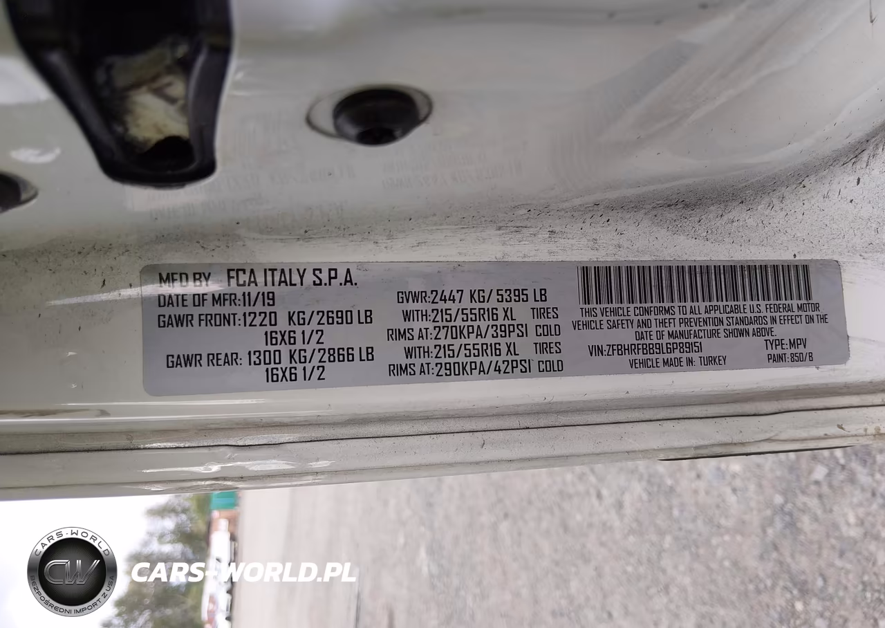 2020 Ram Promaster City Tradesman Slt VIN:ZFBHRFBB9L6P89151 - 7