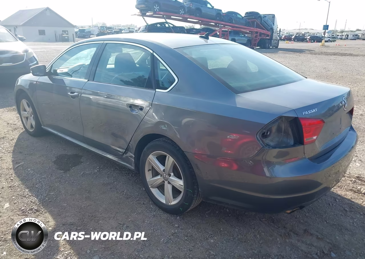 2013 Volkswagen Passat 2.5L Se VIN:1VWBP7A35DC116155 - 3