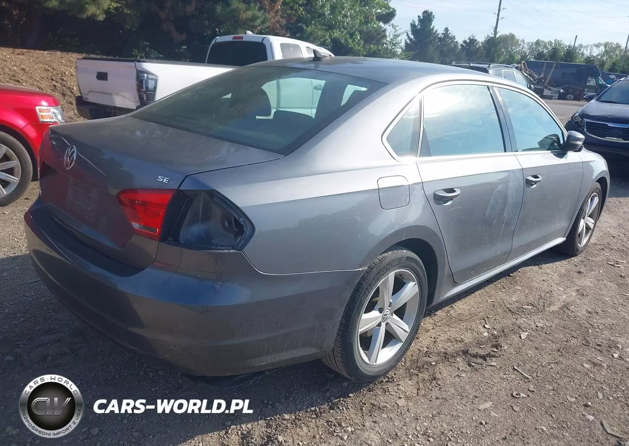 2013 Volkswagen Passat 2.5L Se VIN:1VWBP7A35DC116155 - 4