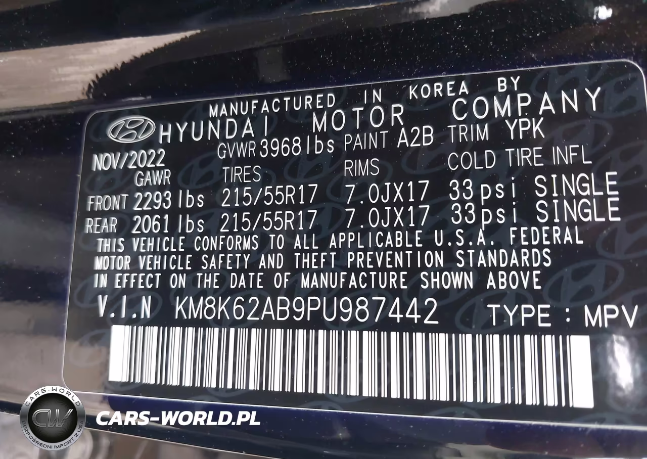 2023 Hyundai Kona Sel VIN:KM8K62AB9PU987442 - 9