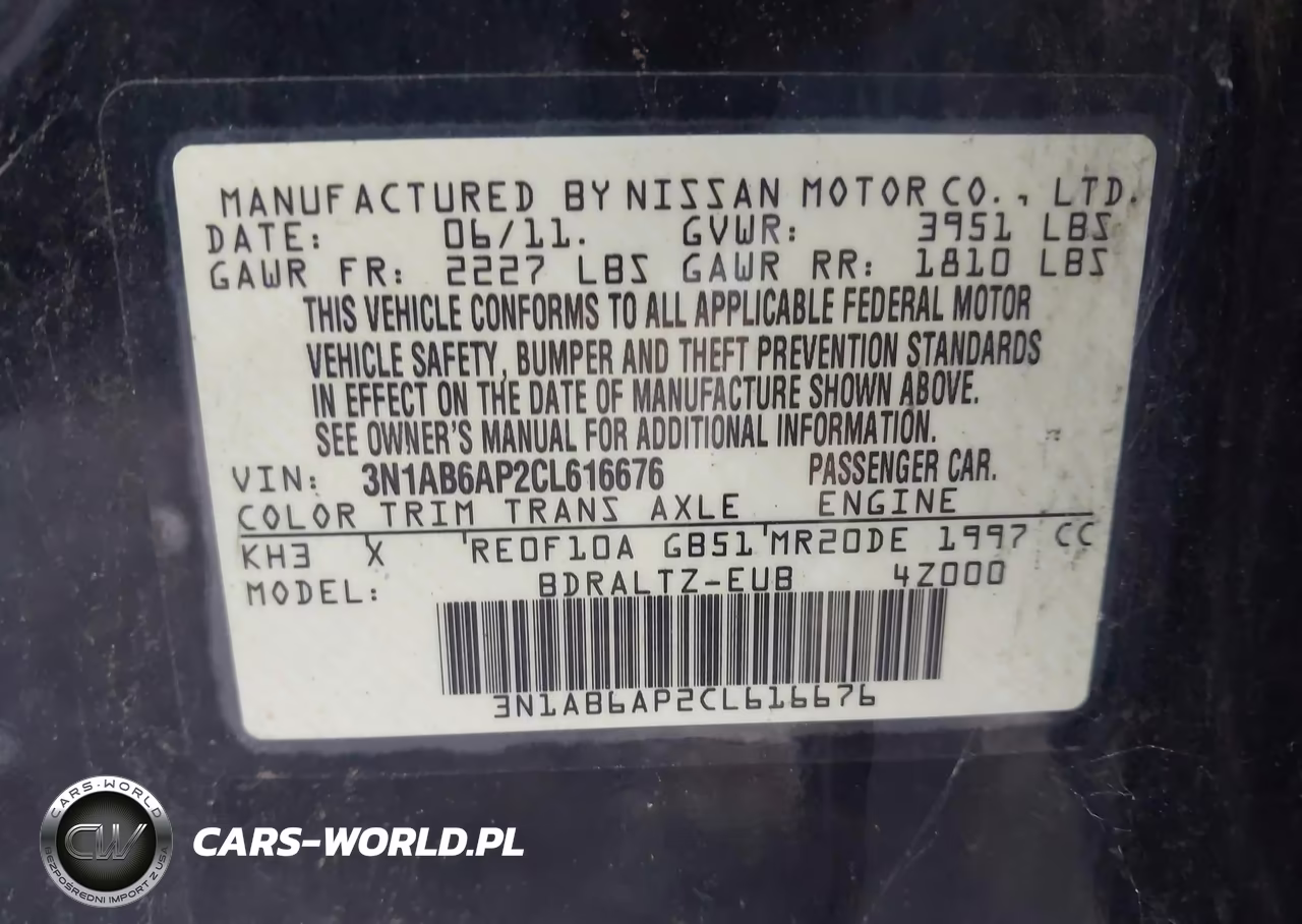2012 Nissan Sentra 2.0 S VIN:3N1AB6AP2CL616676 - 9
