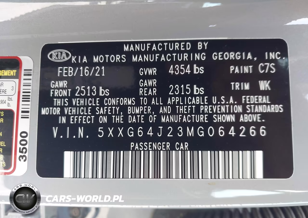 2021 Kia K5 Gt-Line VIN:5XXG64J23MG064266 - 9