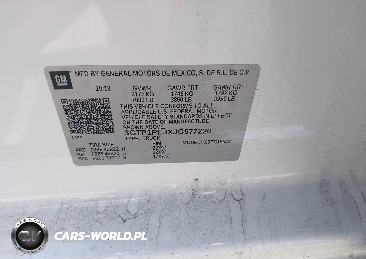 2018 GMC Sierra 1500 Denali VIN:3GTP1PEJXJG577220 - 9