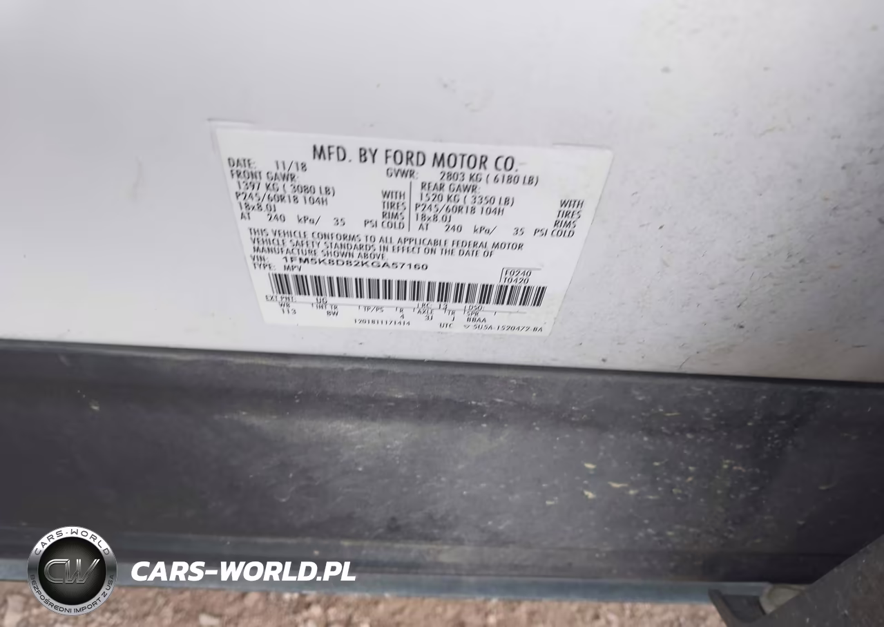 2019 Ford Explorer Xlt VIN:1FM5K8D82KGA57160 - 9