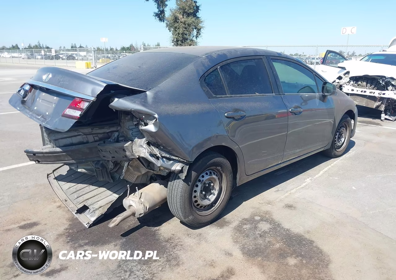 2013 Honda Civic Lx VIN:19XFB2F56DE264162 - 4