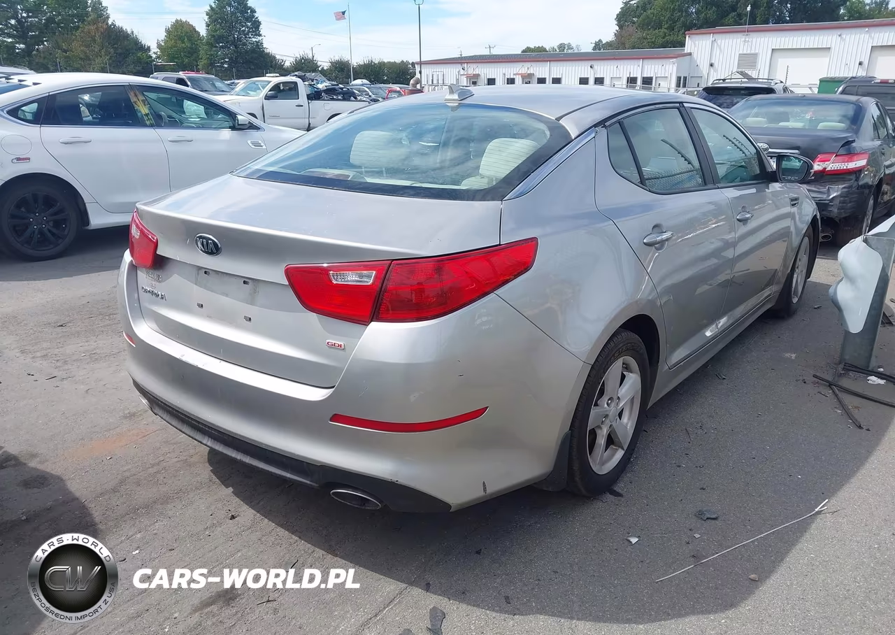 2015 Kia Optima Lx VIN:KNAGM4A71F5542741 - 4