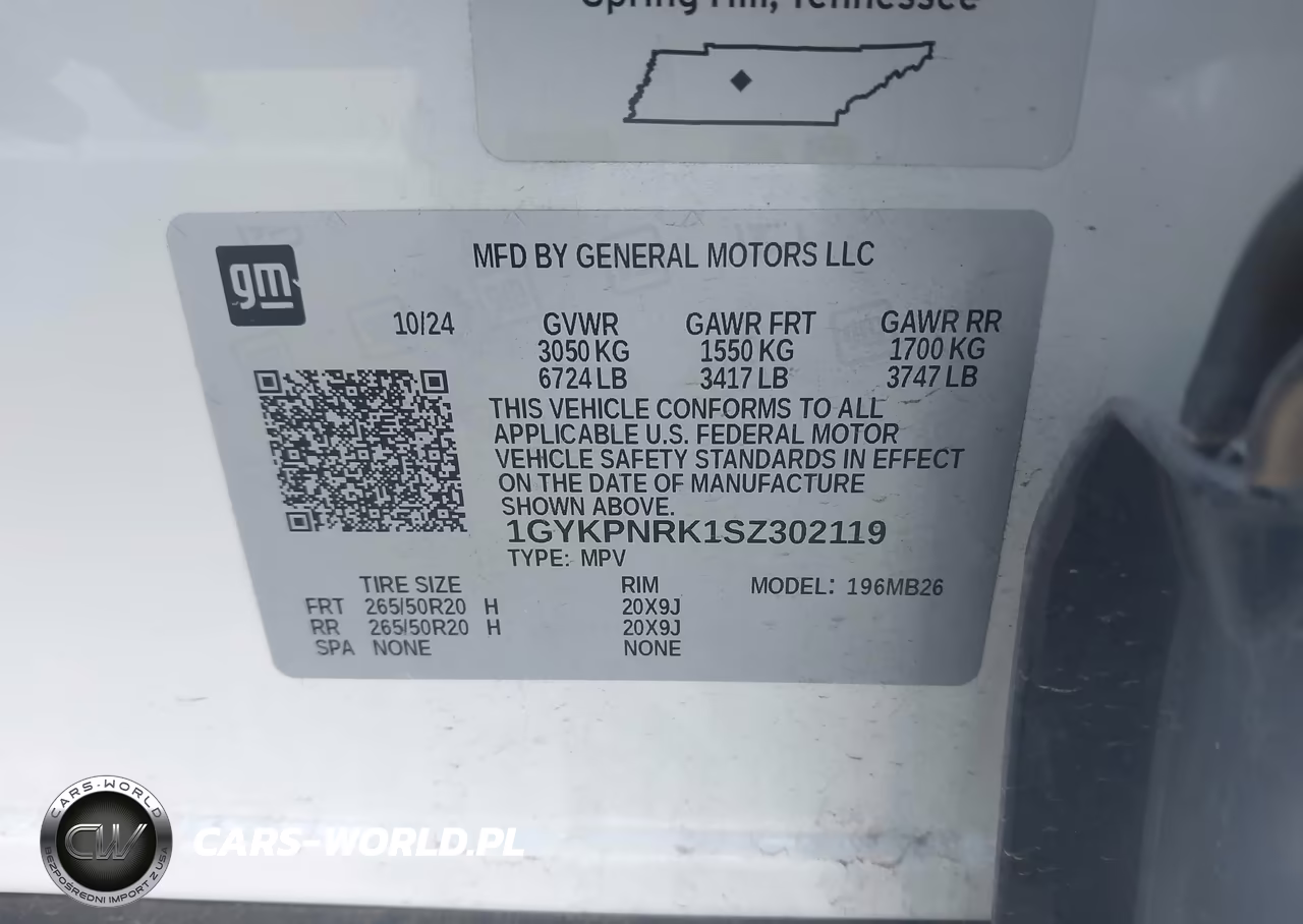 2025 Cadillac Lyriq Luxury 1 Rwd VIN:1GYKPNRK1SZ302119 - 9