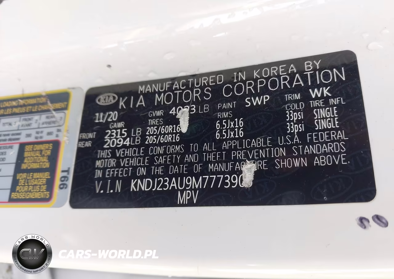 2021 Kia Soul S VIN:KNDJ23AU9M7773905 - 9