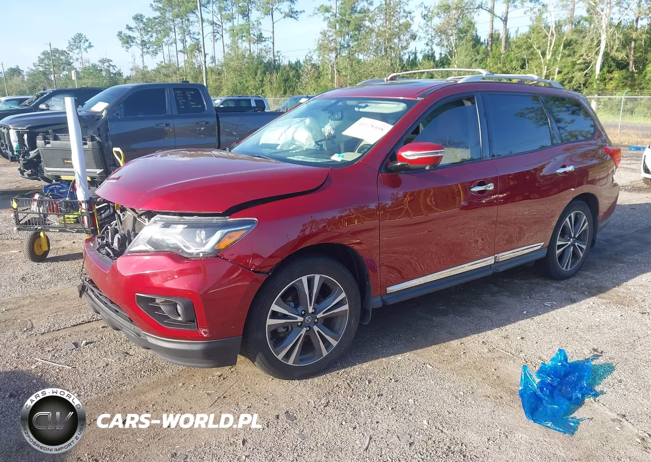 2019 Nissan Pathfinder Platinum VIN:5N1DR2MN7KC655021 - 2