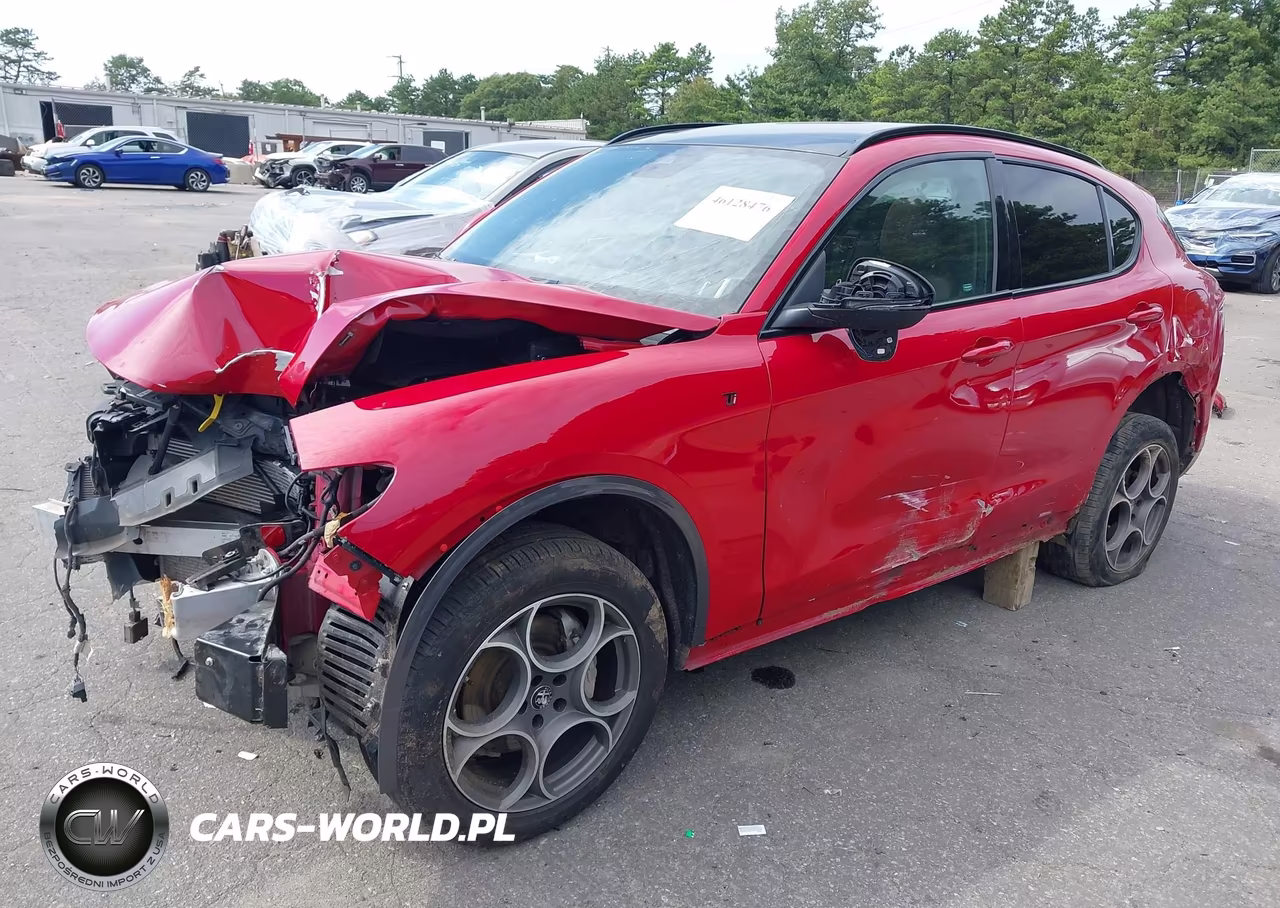 2022 Alfa Romeo Stelvio Ti Awd VIN:ZASPAKBN0N7D39945 - 2