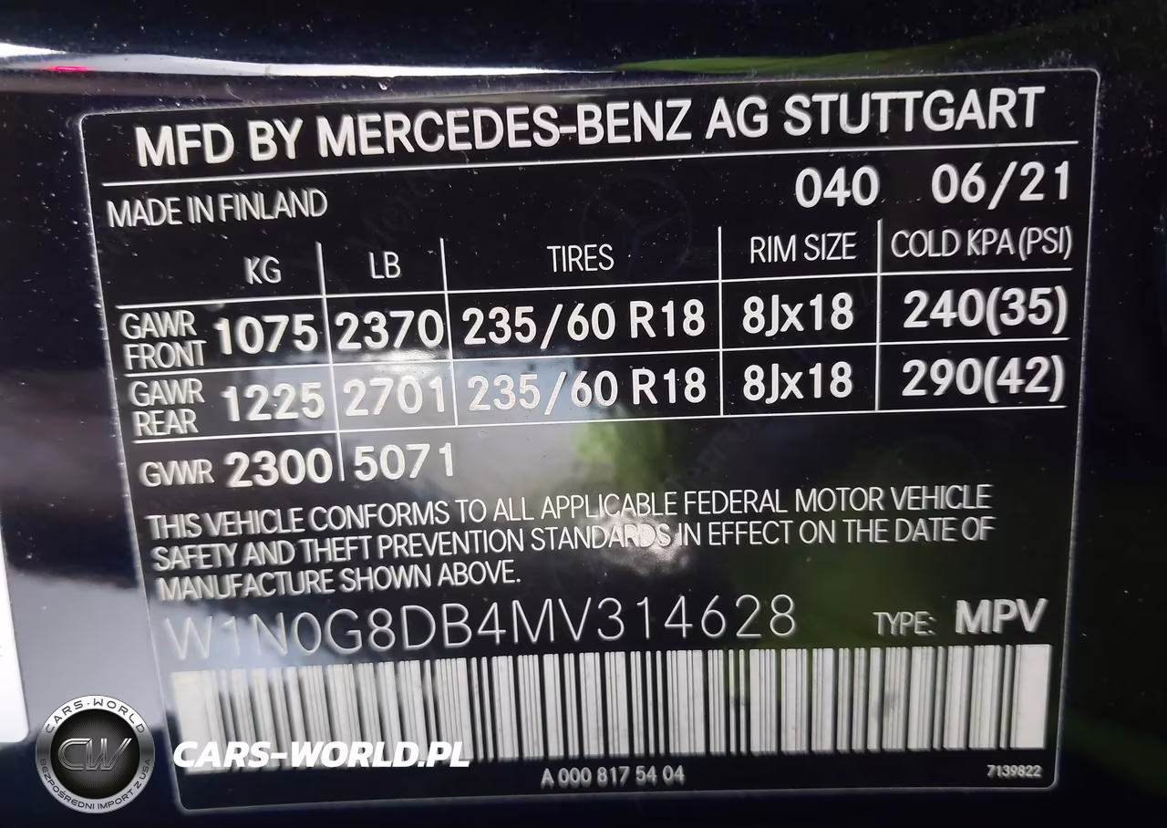 2021 Mercedes-Benz Glc 300 Suv VIN:W1N0G8DB4MV314628 - 9