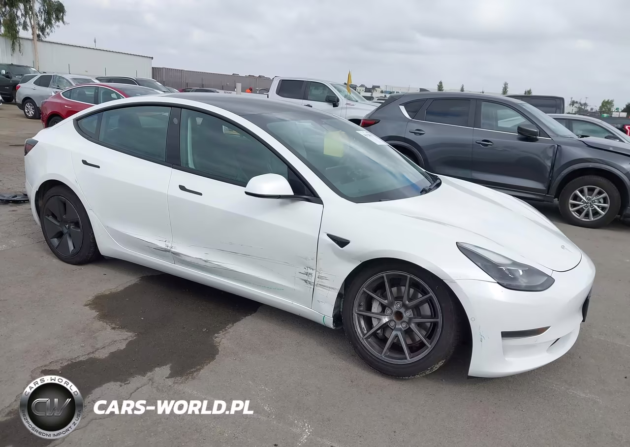 2021 Tesla Model 3 Standard Range Plus Rear-Wheel Drive VIN:5YJ3E1EA5MF074947 - 1