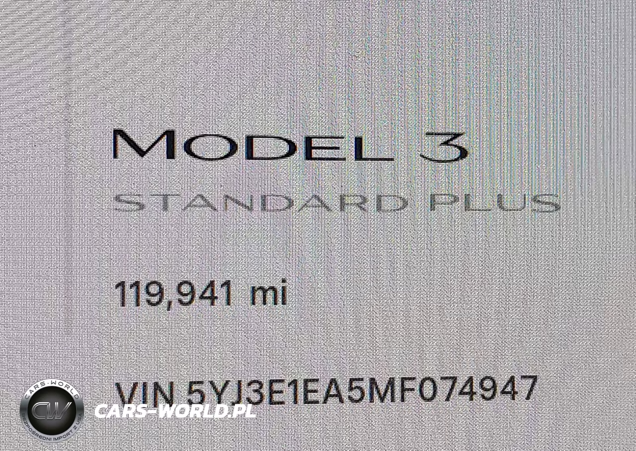 2021 Tesla Model 3 Standard Range Plus Rear-Wheel Drive VIN:5YJ3E1EA5MF074947 - 7